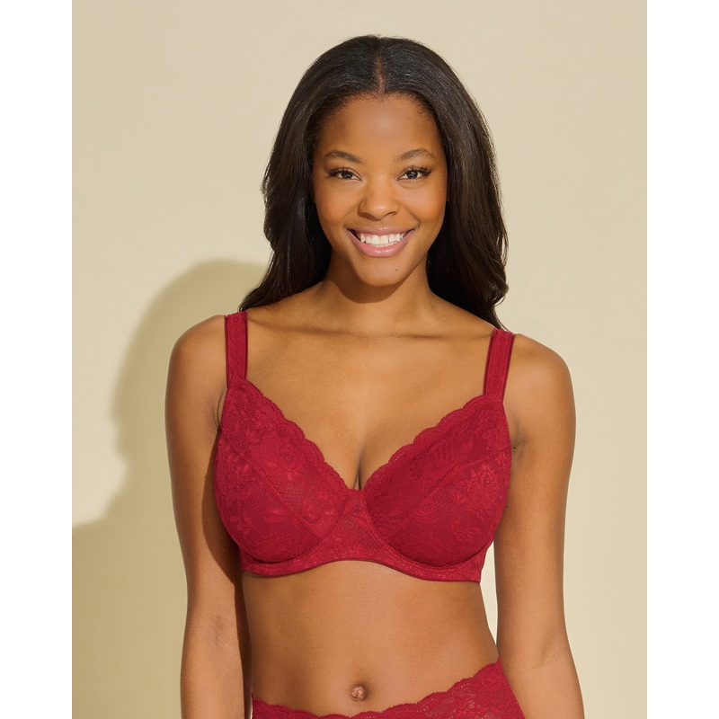 Soutien-Gorge De Soutien Latral Sindoor Red 80C