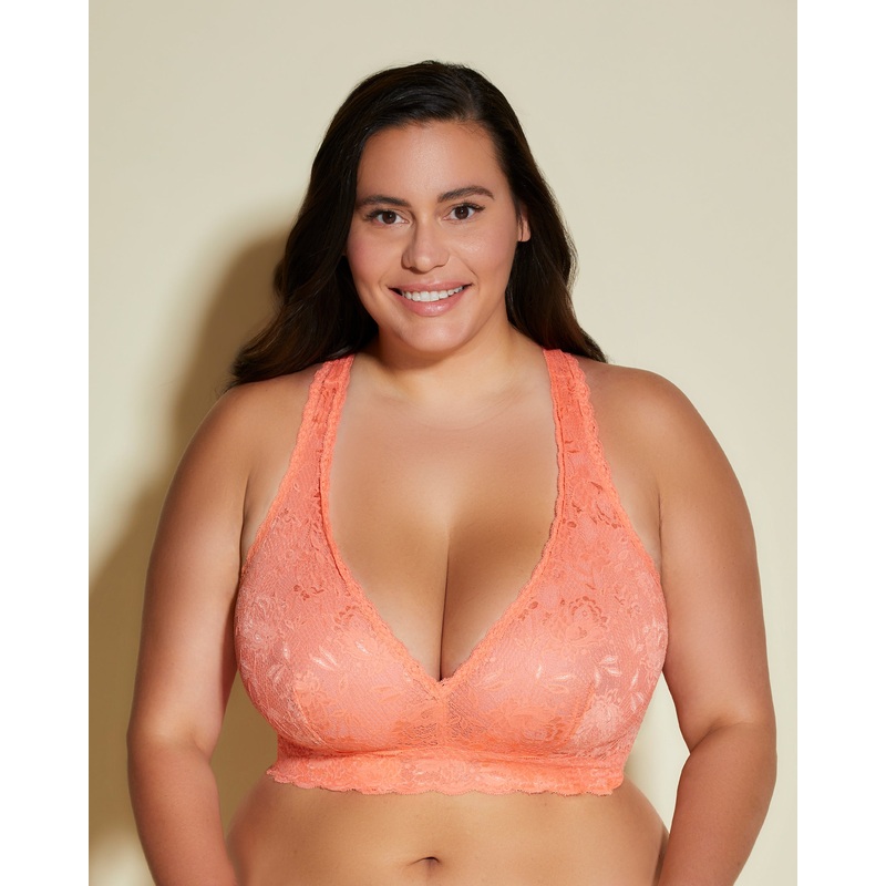 Ultra Curvy Racerback-Bralette “Racie” Coral Breeze XS