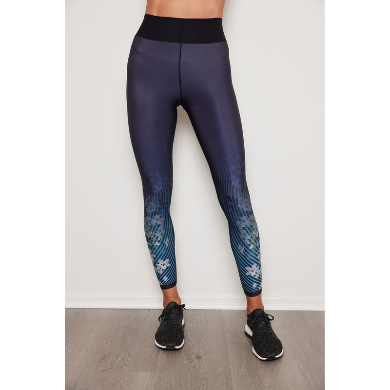 FLORAL WAVE ULTRA HIGH LEGGING OXBLU/BLKOPL XS