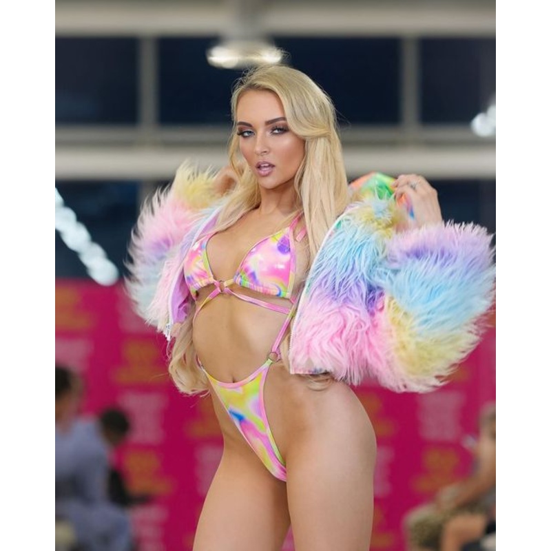 ShimmerStrap Spectrum Bikini Top One Size Multi