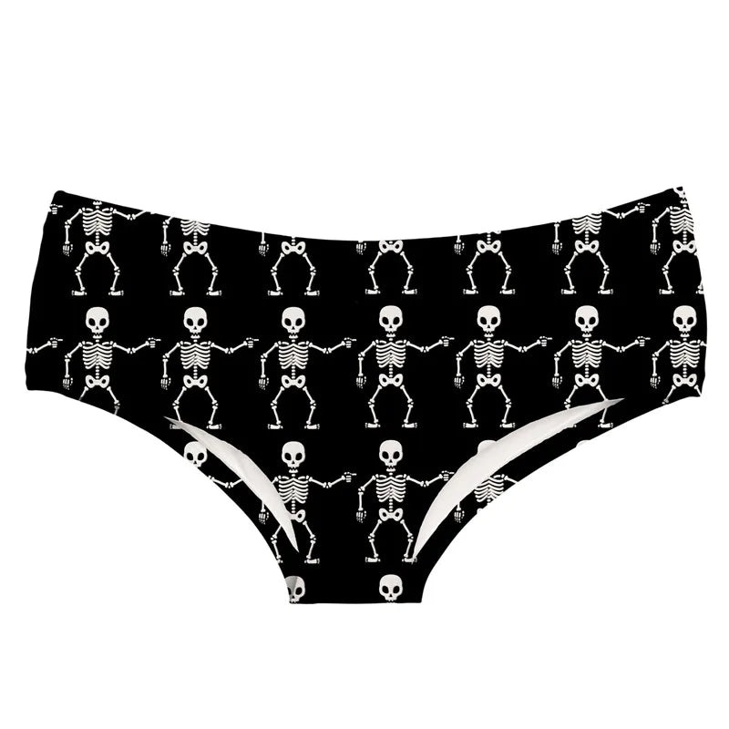 Dance Of Skeleton Panty One Size