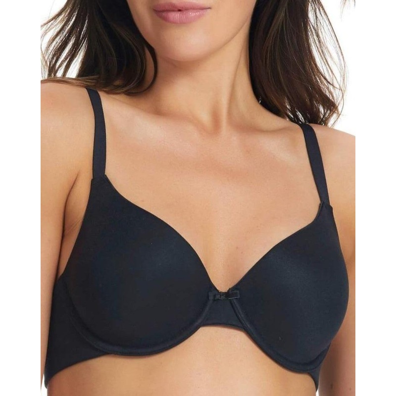 Finelines Memory Full Coverage T-Shirt Bra – Black 32D