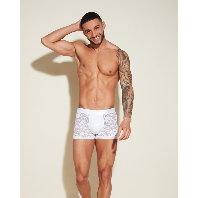 Boxer Attillati Classici Bianco S