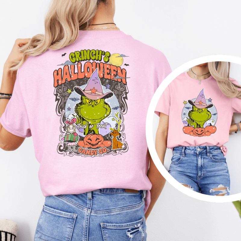 Halloween Candy Co Tee Athletic Heather S