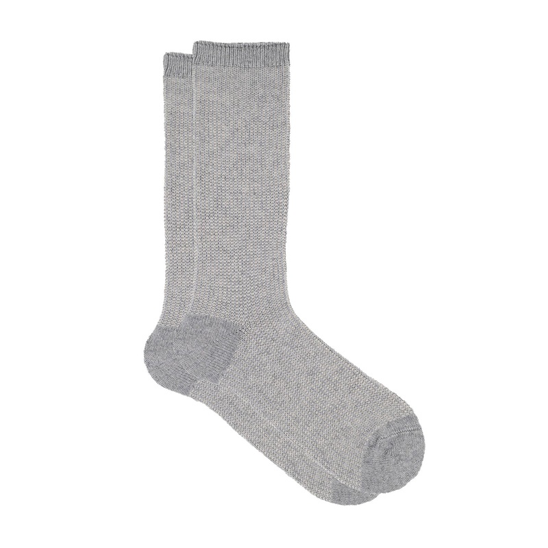 Jacky Ash Cashmere Socks Ash One Size