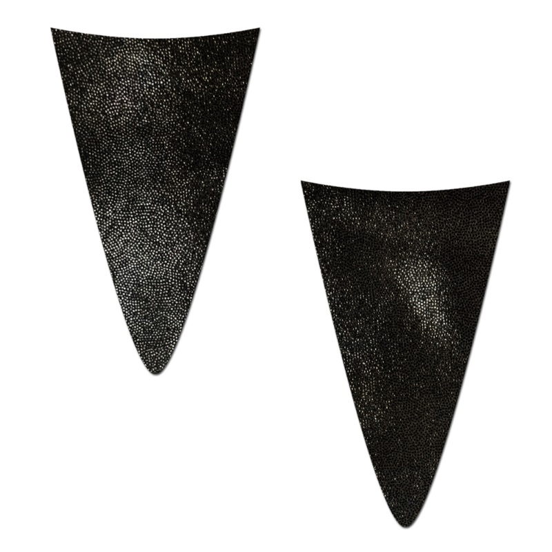 Strapless Bikini Merkins: Liquid Black Mini Bikini Merkin by Pastease