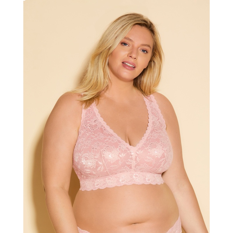 Ultra Curvy Racie Racerback Bralette Jaipur Pink XS