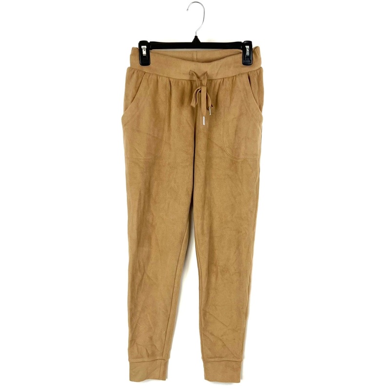 Brown Fleece Sweatpants – Small