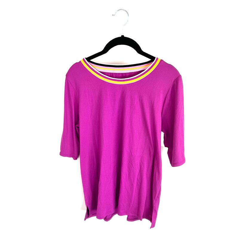 Purple Crop Sleeve Pajama Top – Size 4-6