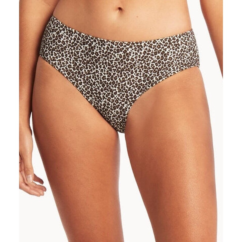 Sea Level Wild Cat Mid Bikini Brief – Espresso 4