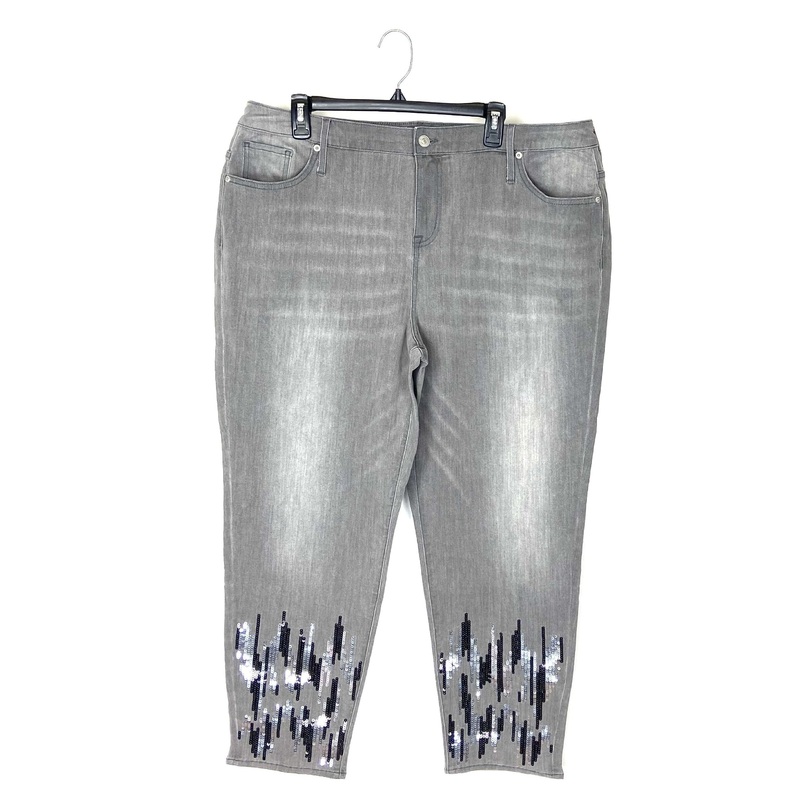 Grey Flare Jeans – 20W