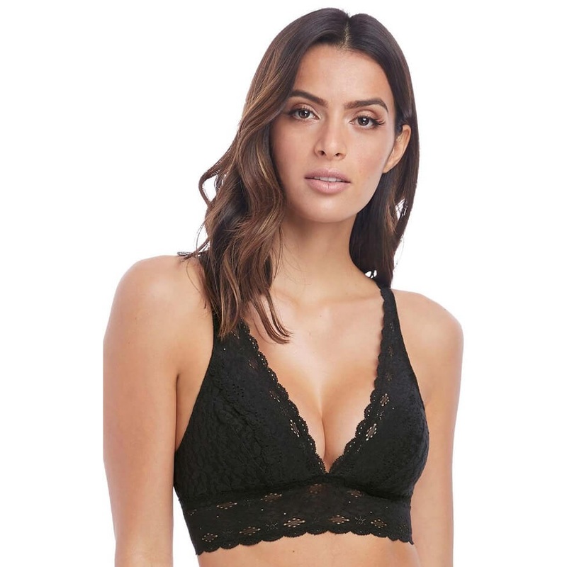 Wacoal Halo Lace Soft Cup Wire-free Bra – Black 30