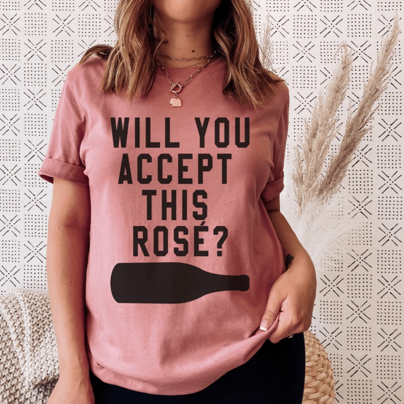 Will You Accept This Rose Tee Mauve S