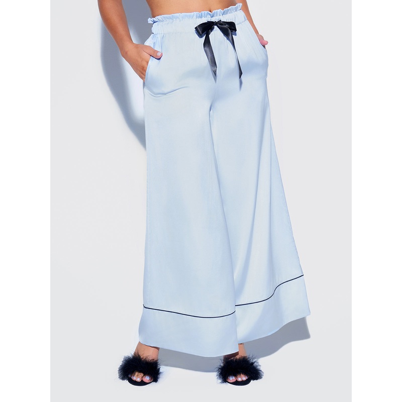 Astoria Satin Sleep Full Pant Light Blue S