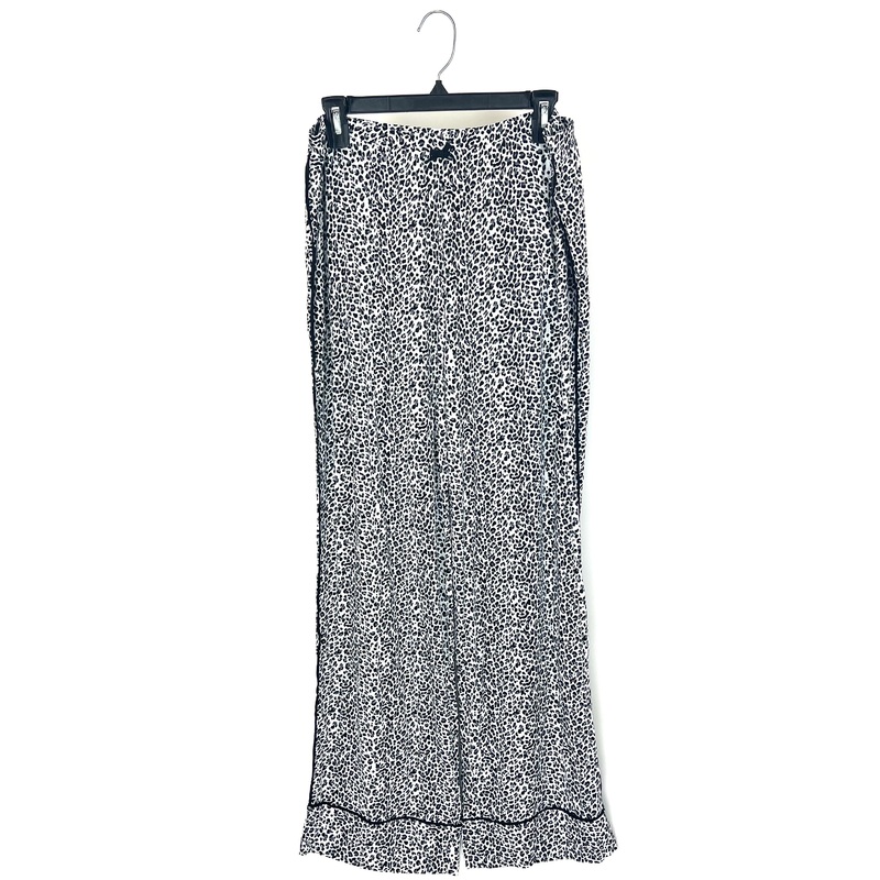 Black, Grey and White Cheetah Pajama Pants – 1X