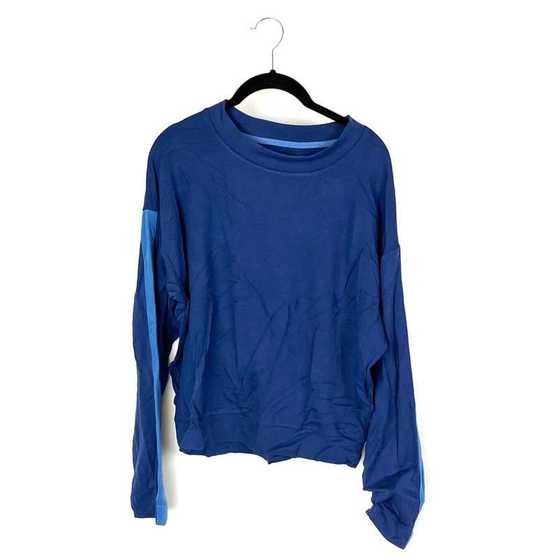 Dark Blue Long Sleeve Sleepwear Top – Small
