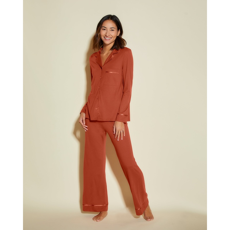 Petite Langarm Oberteil & Hose Pyjama-Set Sahara/Sahara PS