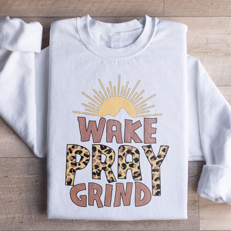 Wake Pray Grind Sweatshirt Black S