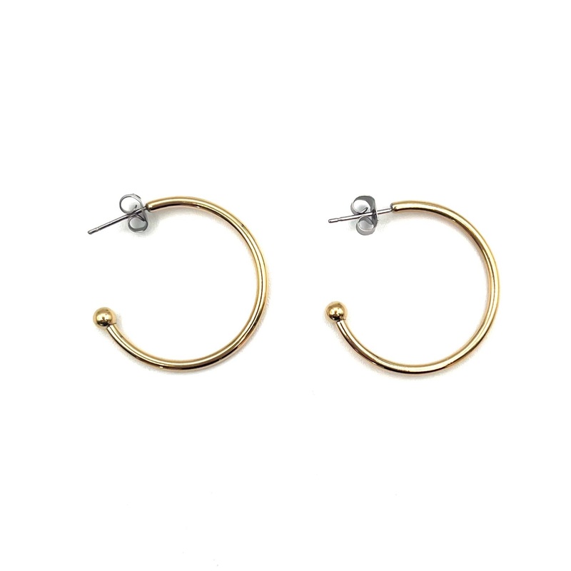 Gold Hoop Earrings