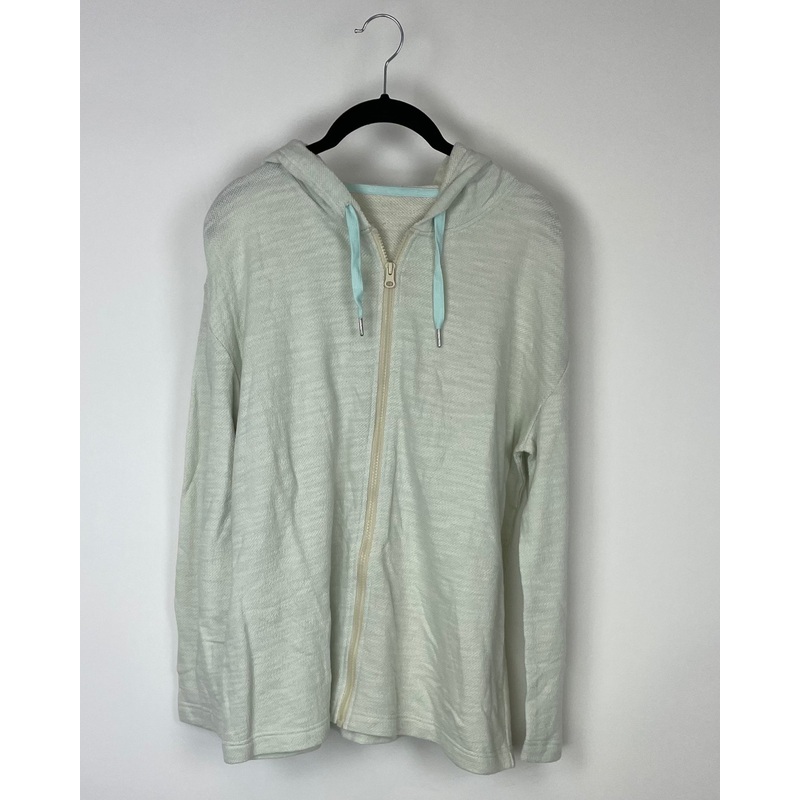 Light Seafoam Zip Up – Small