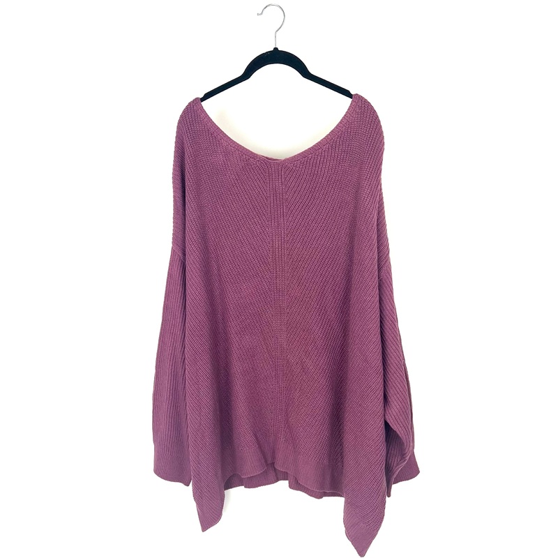 Mauve Knit Sweater – 4X