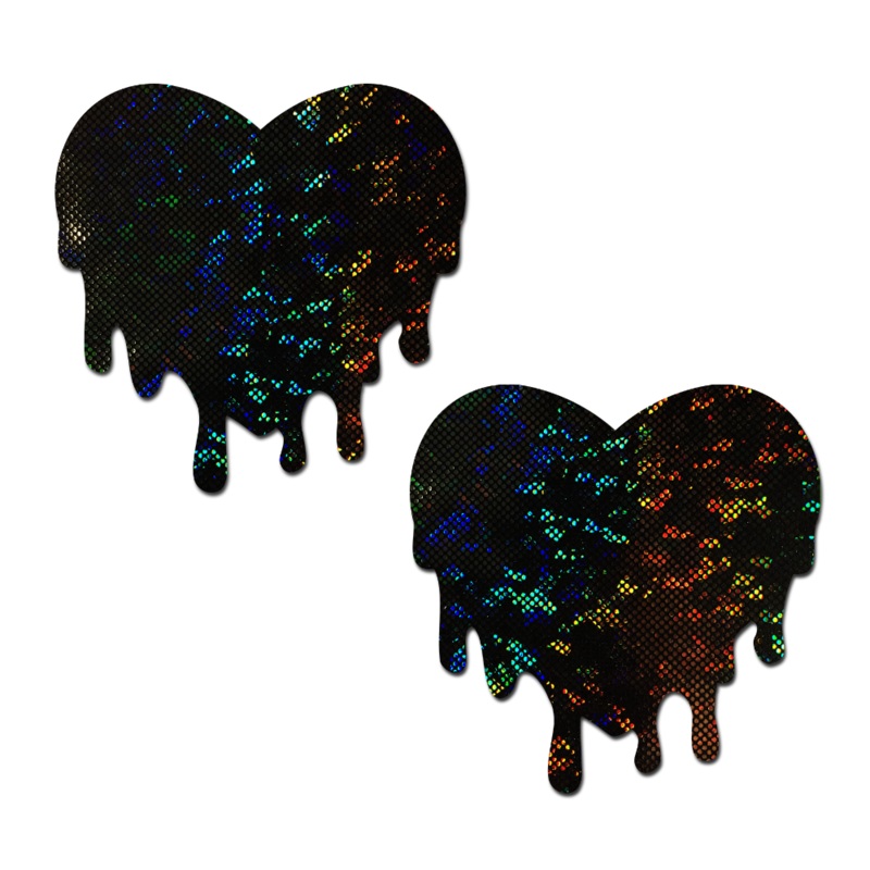 Melty Heart: Melty Heart Nipple Pasties by Pastease o/s Black