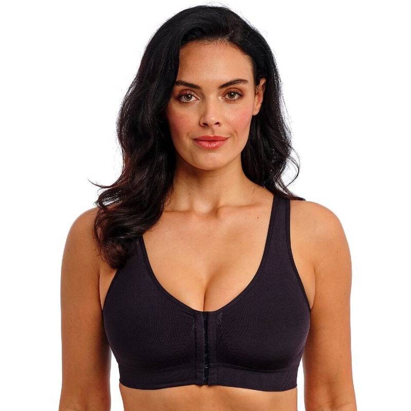 Wacoal B-Smooth Front-Closure Wire-free Bralette – Black M