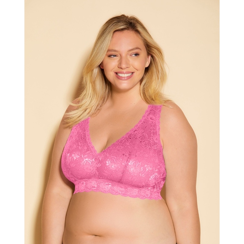 Ultra Curvy Racie Racerback Bralette Rani Pink XS