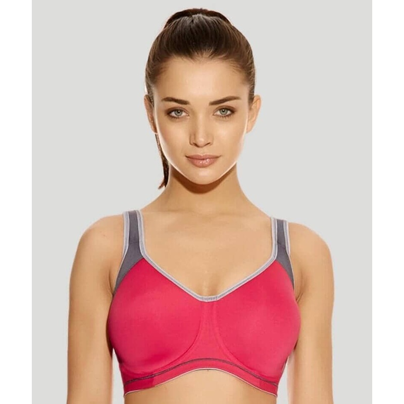 Freya Active Sonic Underwired Moulded Spacer Sports Bra – Hot Crimson 28D