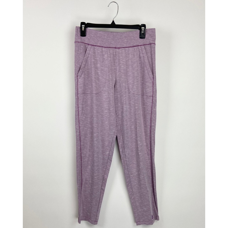 Purple Fitted Sweatpants – Small