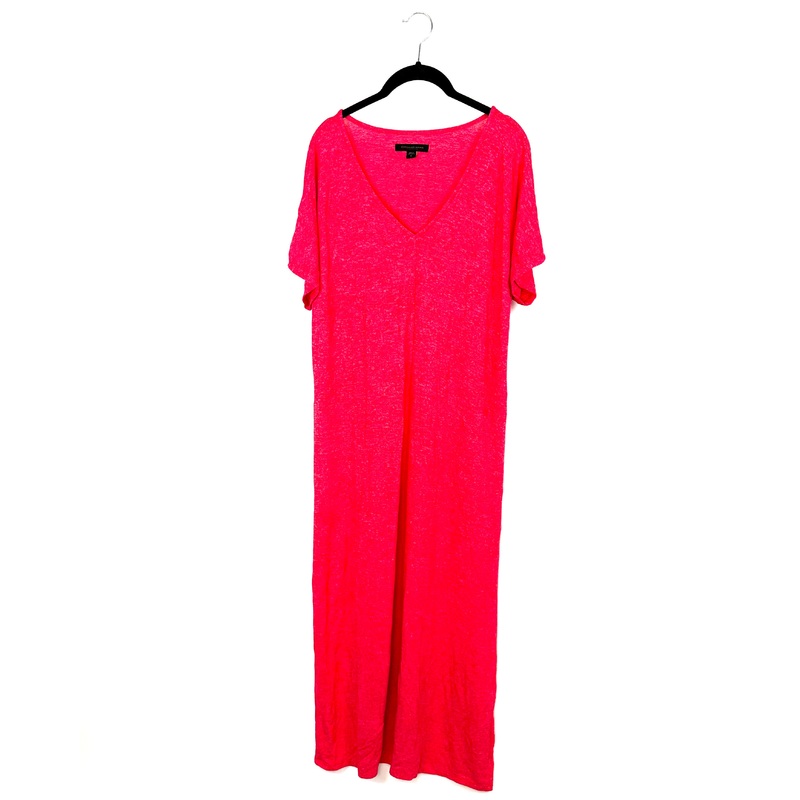 Heathered Red Lounge Dress – Size 6-8