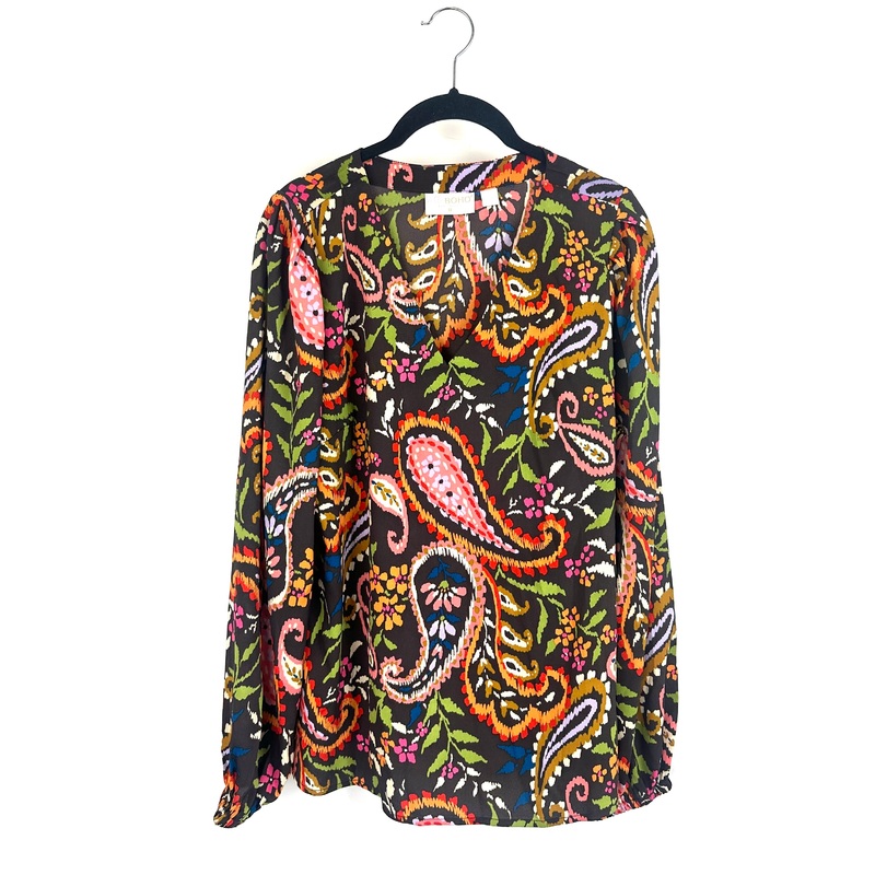 Multicolor Paisley Pattern Blouse – Size 6/8