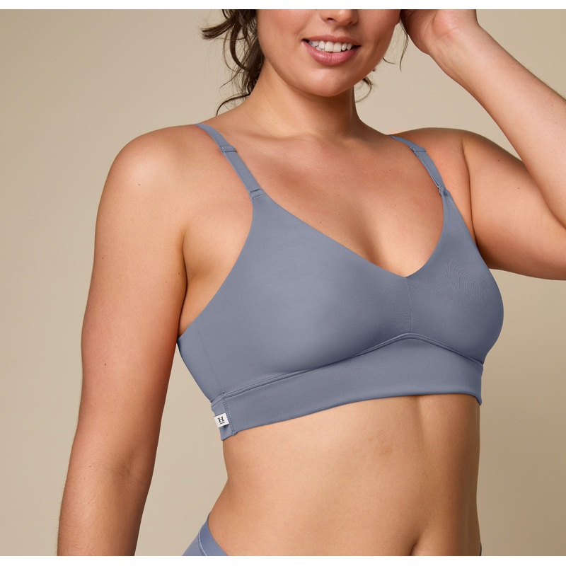 Bliss Triangle Bralette – Steel Steel XS