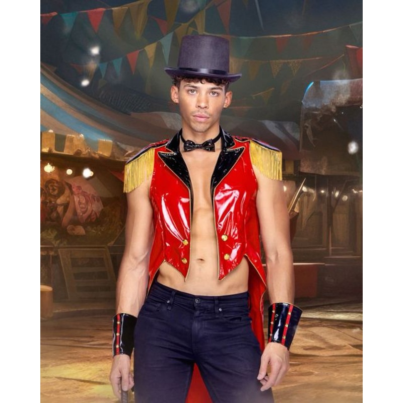 Dark Circus Master Costume Black/Red Small