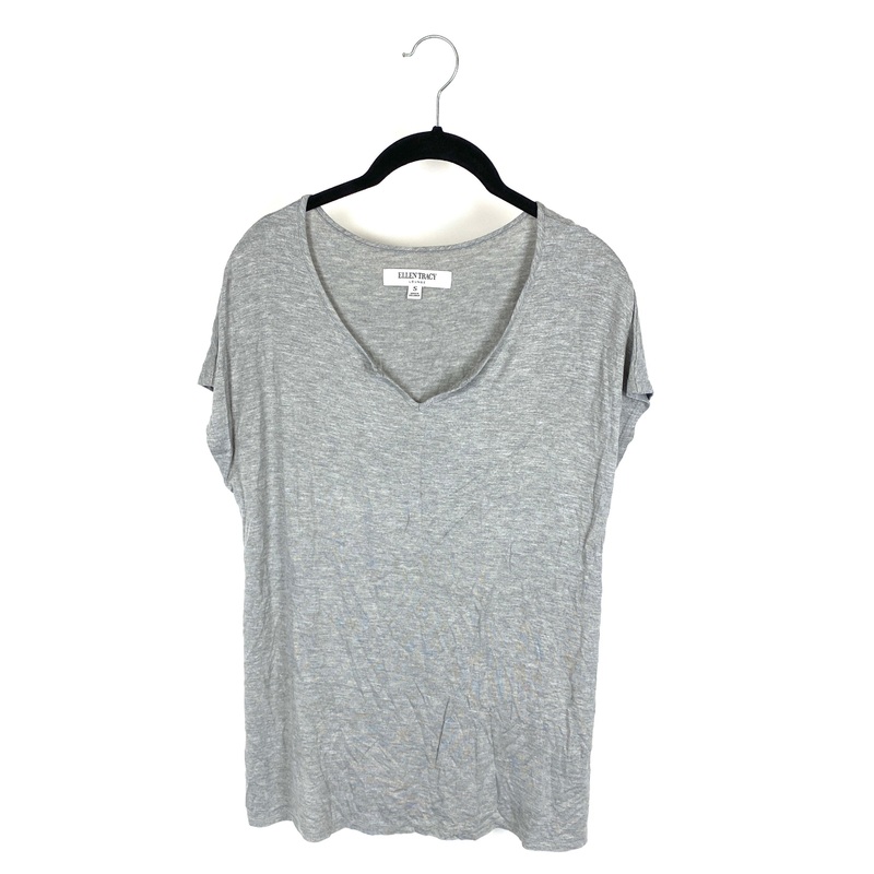 Short Sleeve Grey Top – Small