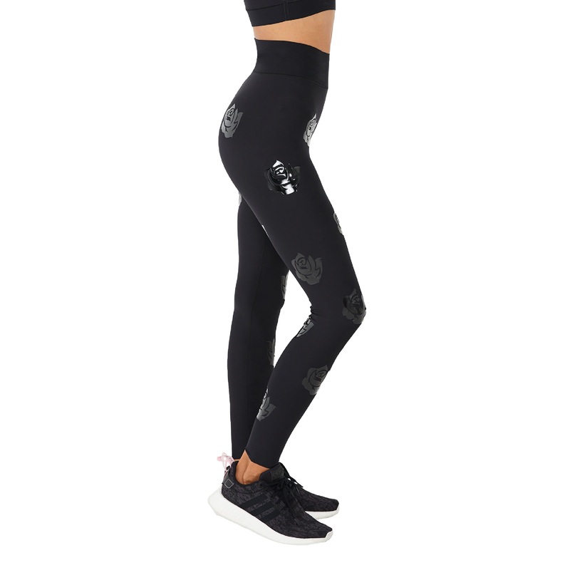 Silk Rosette KO Ultra High Leggings XXS NERO/PATENT NERO Ultra High