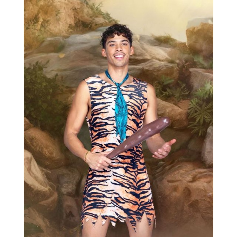 Yabba Dabba Hunk Costume Brown/Multi Small