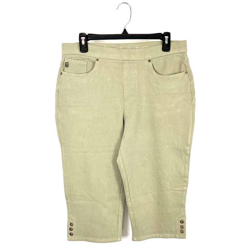 Army Green Capris – Size 12