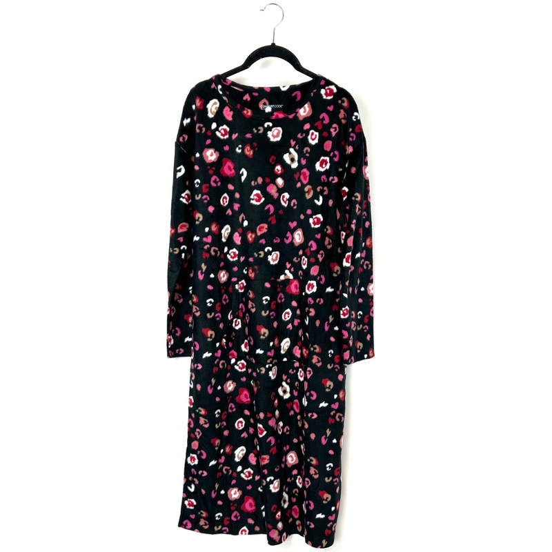 Black and Pink Cheetah Nightgown – Small/Medium