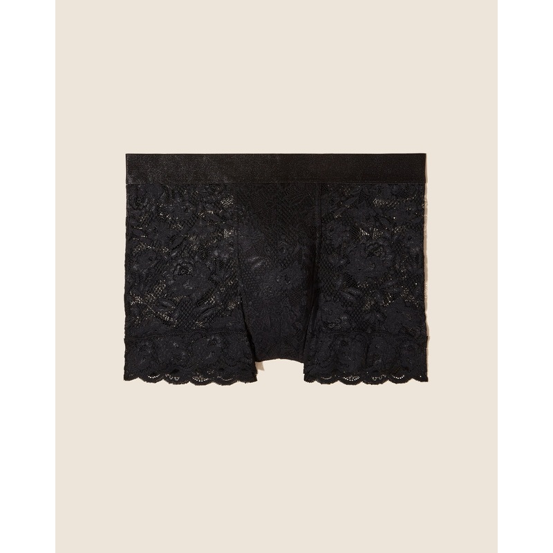 Boxer Festonn Pour Homme Noir S