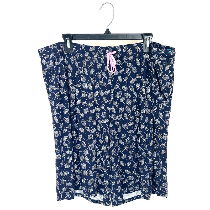 Navy Blue Dandelion Lounge Shorts – 1X