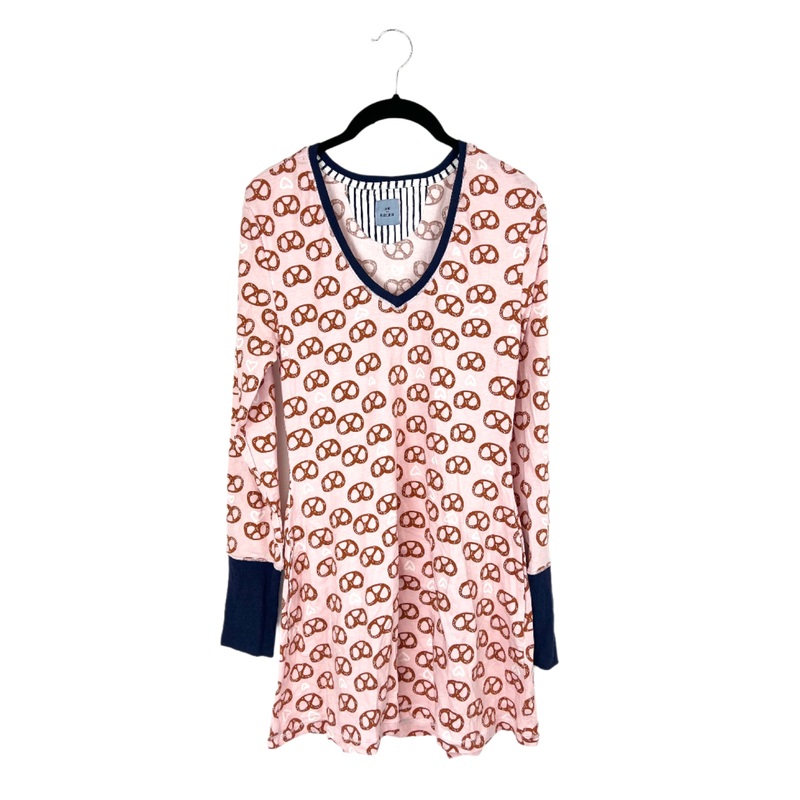 Pretzel Printed Pink Nightgown – Small