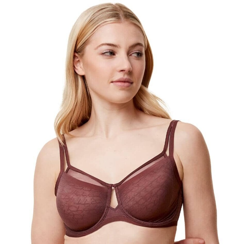 Triumph Signature Sheer Underwired Minimiser Bra – Decadent Chocolate 32DD