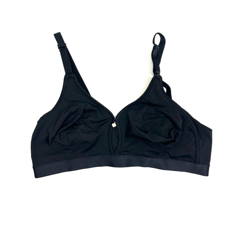 Black Unpadded Stretchy Bra – Size 38C
