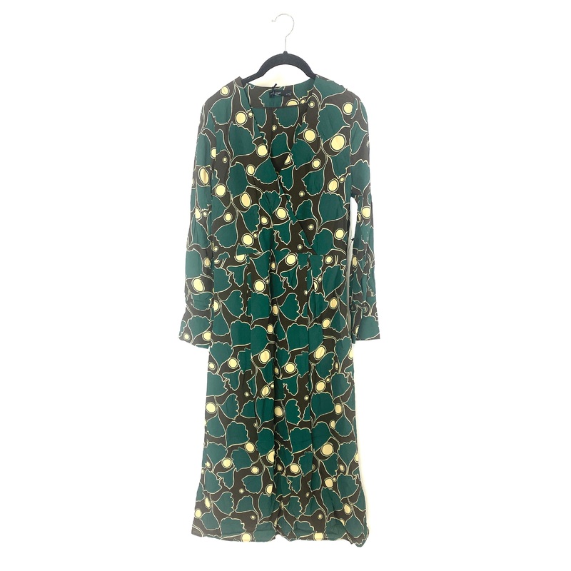 Green Abstract Dress – Size 2