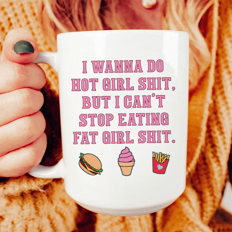 I Can’t Stop Eating Ceramic Mug 15 oz White One Size