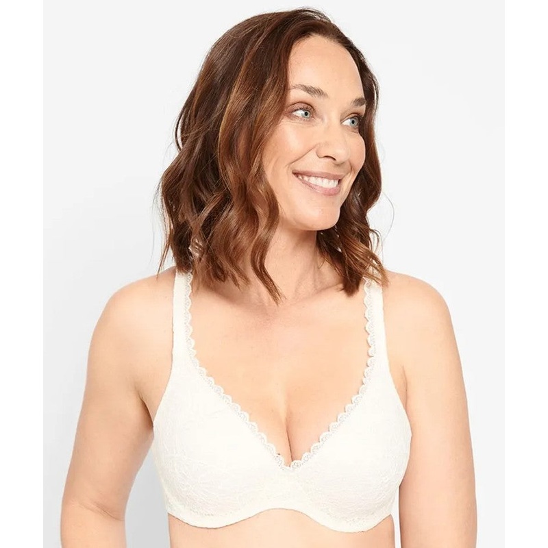 Berlei Barely There Lace Contour Bra – Ivory 34DDD