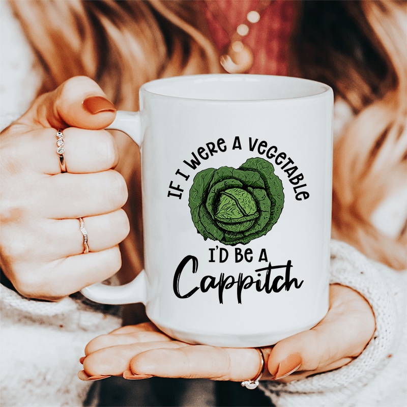 If I Were A Vegetable Ceramic Mug 15 oz White One Size
