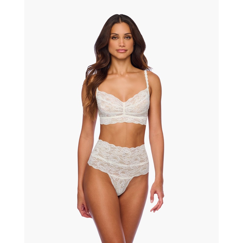 String Taille Haute Ivoire Lunaire S/M