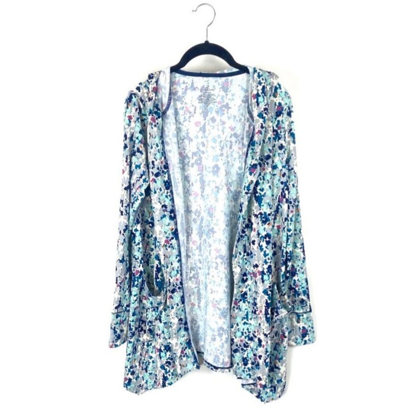 Abstract Multicolor Open Cardigan – Size 6/8
